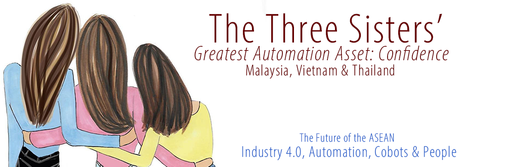 Part Two of a Two-Part Article on Southeast Asia’s Brightest Futures
The Three Sisters’ Greatest Automation Asset: Confidence
Buoyed by rising confidence, SMEs in Malaysia, Vietnam & Thailand are poised to accelerate transformation via automation beginning in 2020